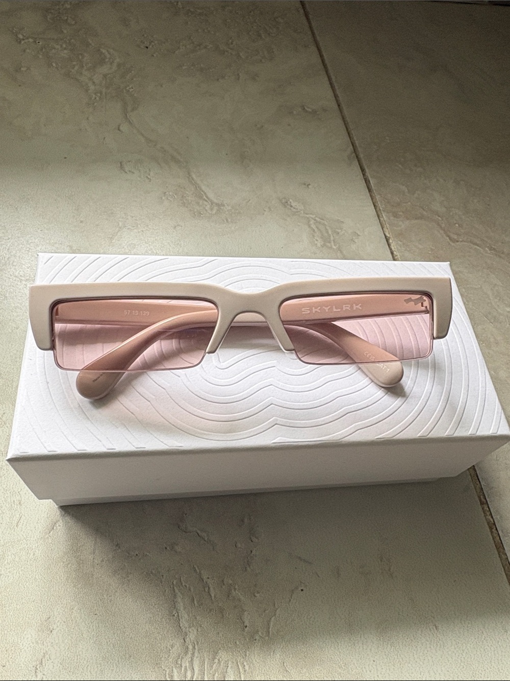 Skylrk Dusty Pink Sunglasses